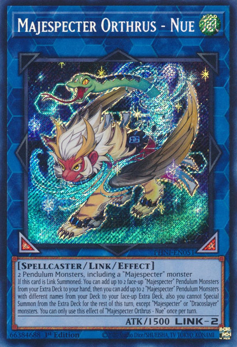 PHNI-EN051 Majespecter Orthrus - Nue Secret Rare