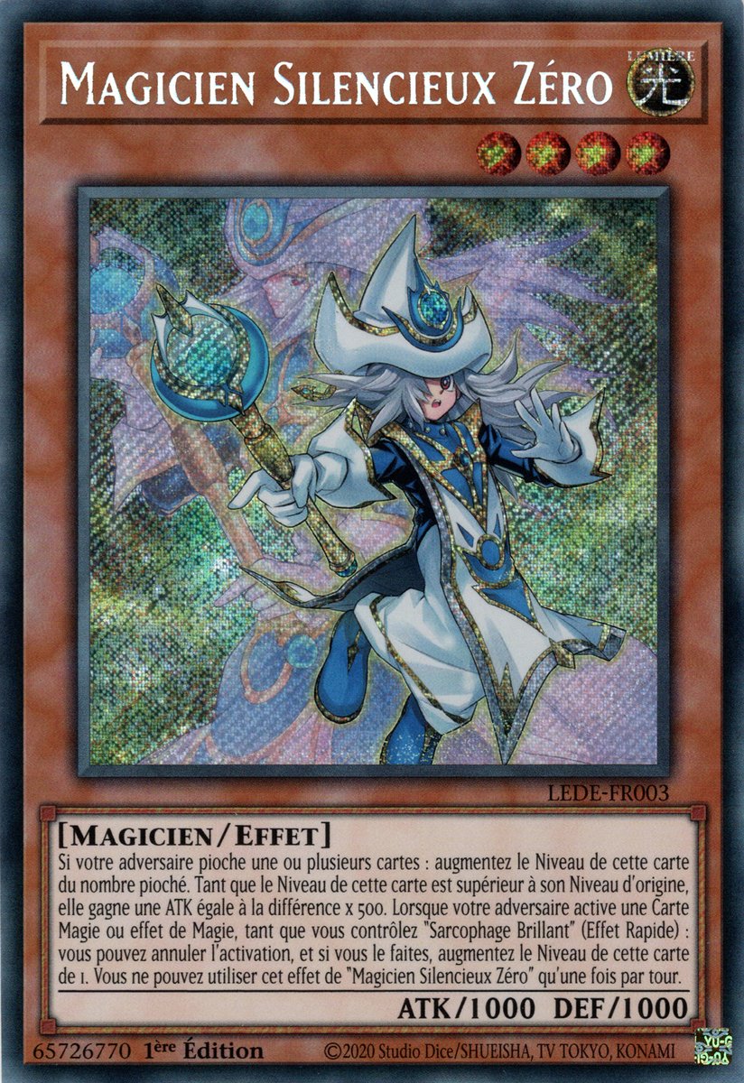 LEDE-FR003 Magicien Silencieux Zéro Secret Rare