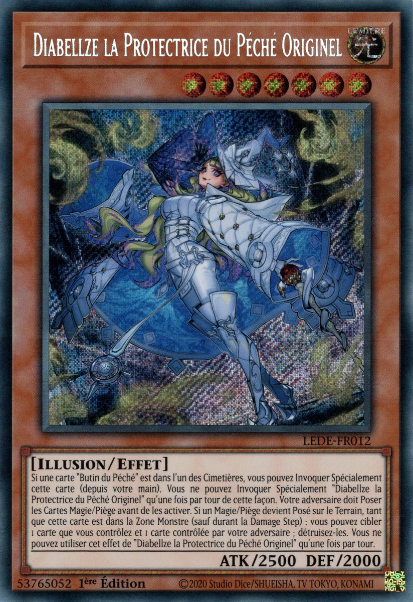 LEDE-FR012 Diabellze la Protectrice du Péché Originel Secret Rare