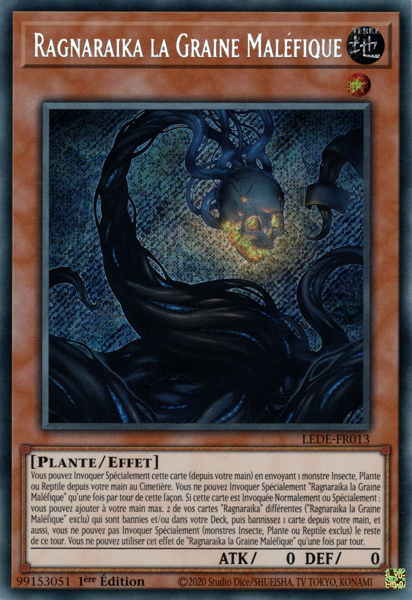 LEDE-FR013 Ragnaraika la Graine Maléfique Secret Rare