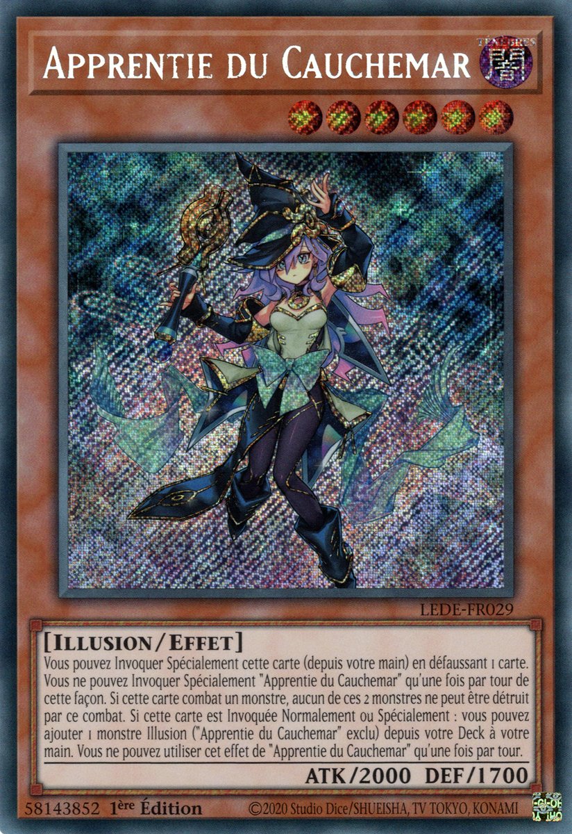 LEDE-FR029 Apprentie du Cauchemar Secret Rare