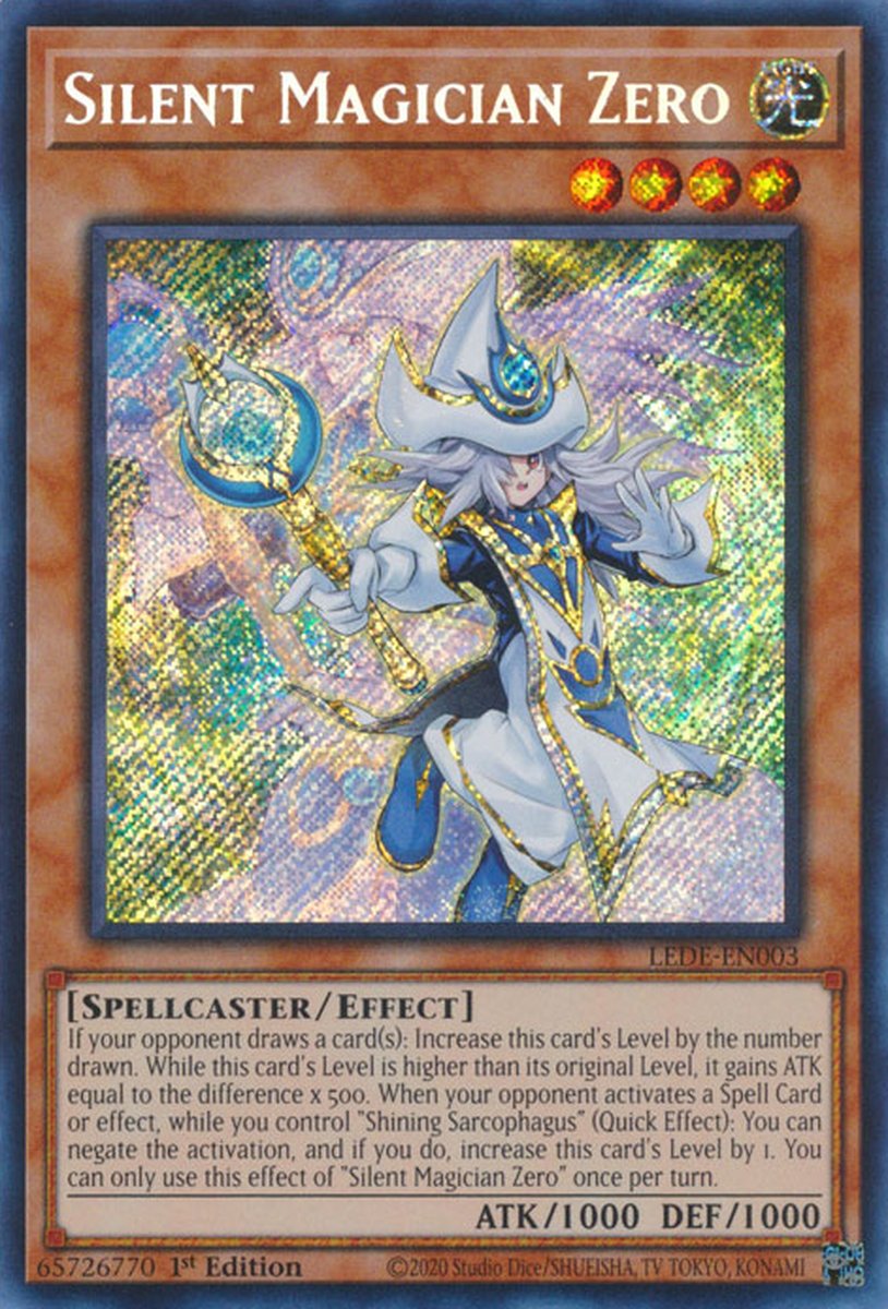 LEDE-EN003 Silent Magician Zero Secret Rare