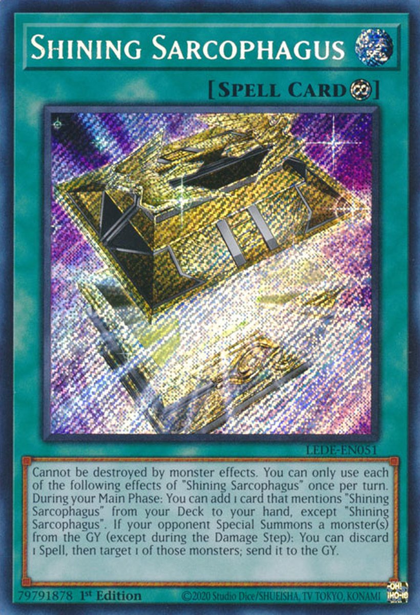 LEDE-EN051 Shining Sarcophagus Secret Rare