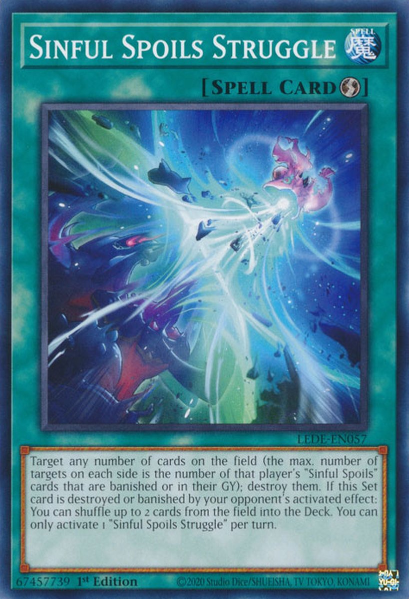 LEDE-EN057 Sinful Spoils Struggle - Yu-Gi-Oh