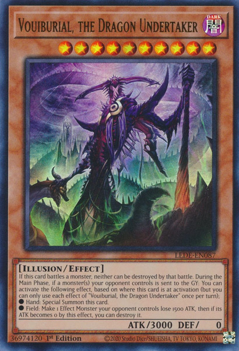 LEDE-EN087 Vouiburial, the Dragon Undertaker Ultra Rare