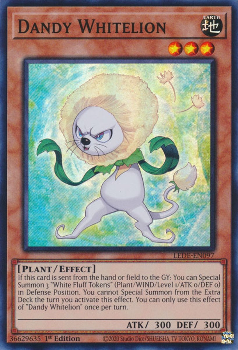 LEDE-EN097 Dandy Whitelion Super Rare