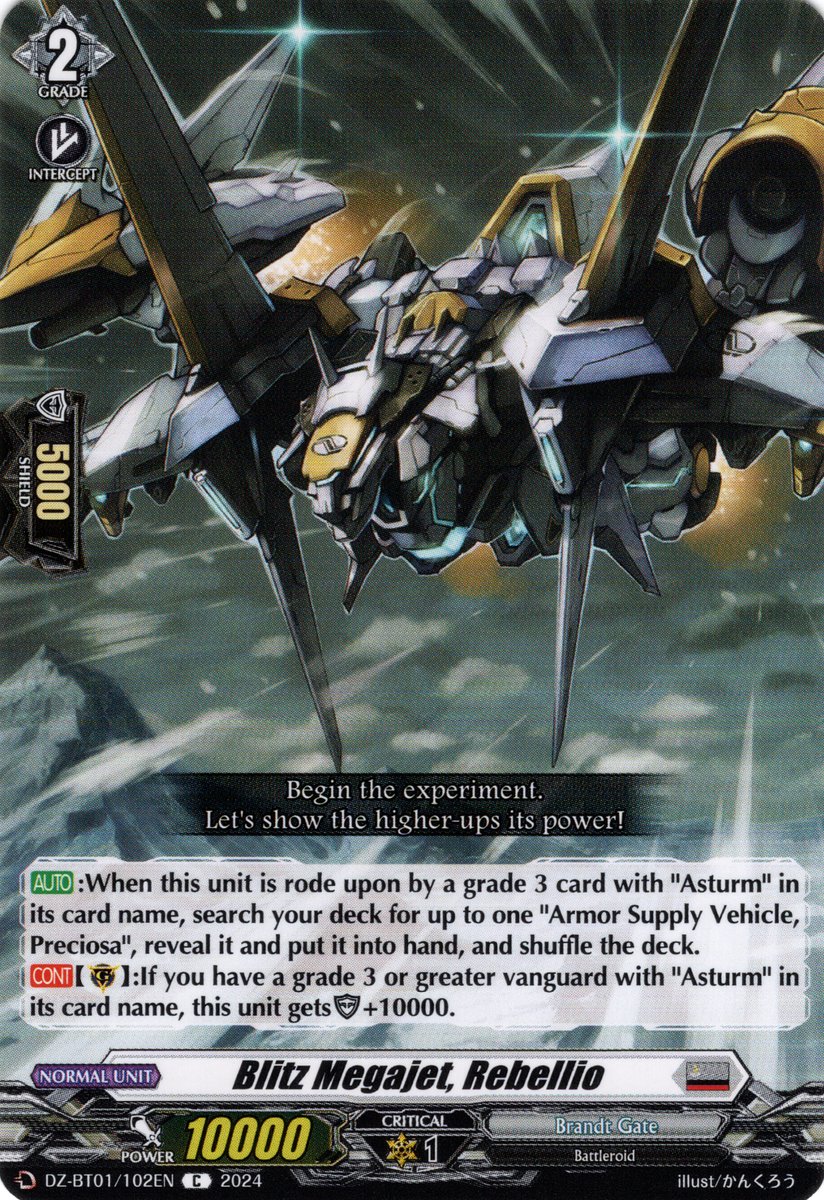 DZ-BT01/102EN Blitz Megajet, Rebellio Common (C)