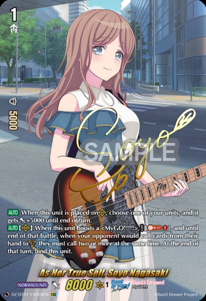 DZ-BT01/EXS09EN As Her True Self, Soyo Nagasaki Edition Exclusive (EX)