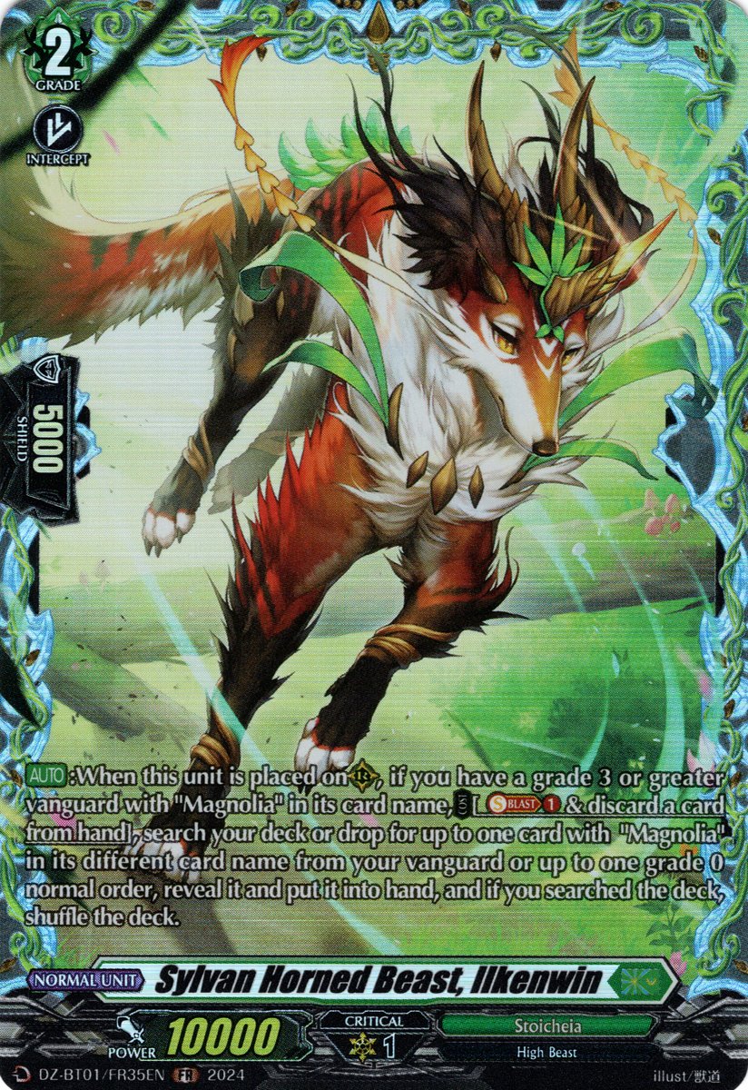 DZ-BT01/FR35EN Sylvan Horned Beast, Ilkenwin Frame Rare (FR)