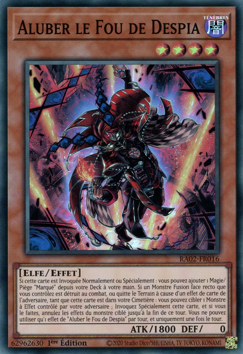 RA02-FR016 Aluber le Fou de Despia Super Rare