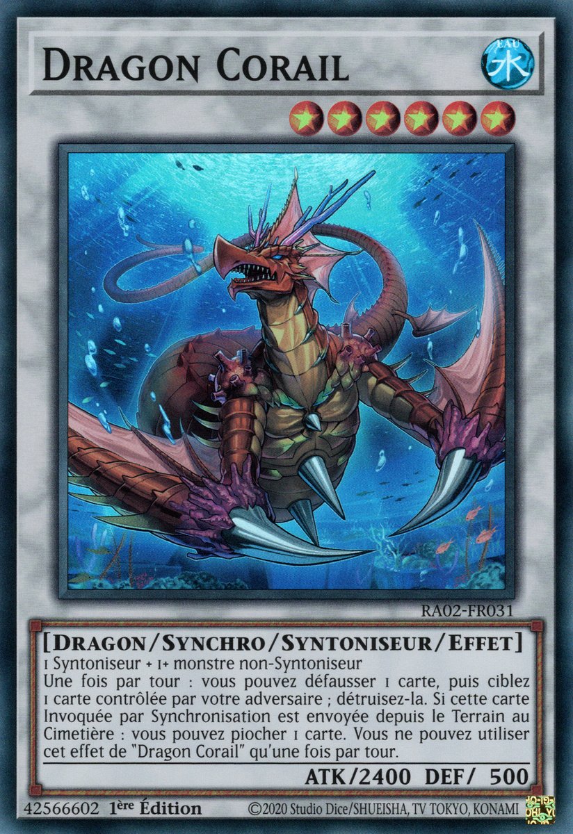 RA02-FR031 Dragon Corail Super Rare