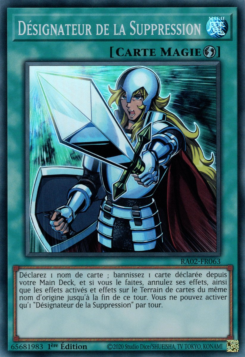 RA02-FR063 Désignateur de la Suppression Super Rare