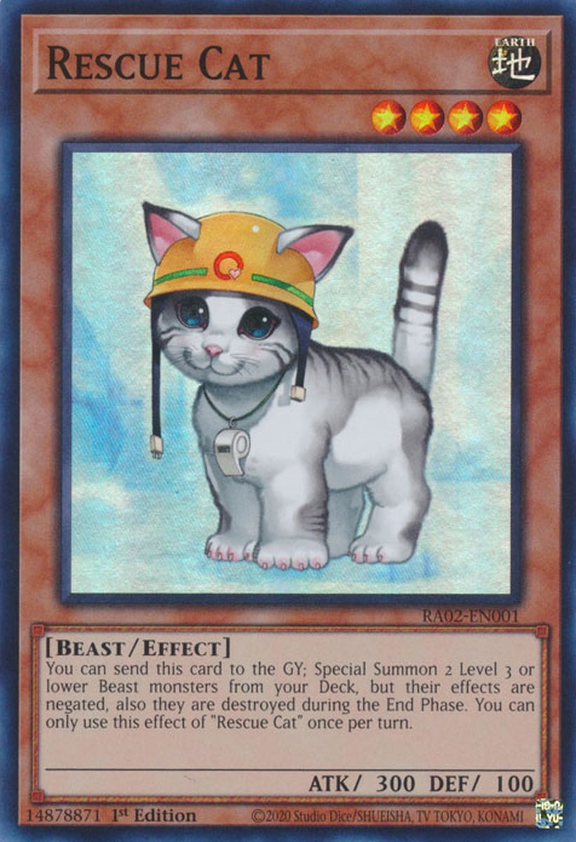 RA02-EN001 Rescue Cat Super Rare