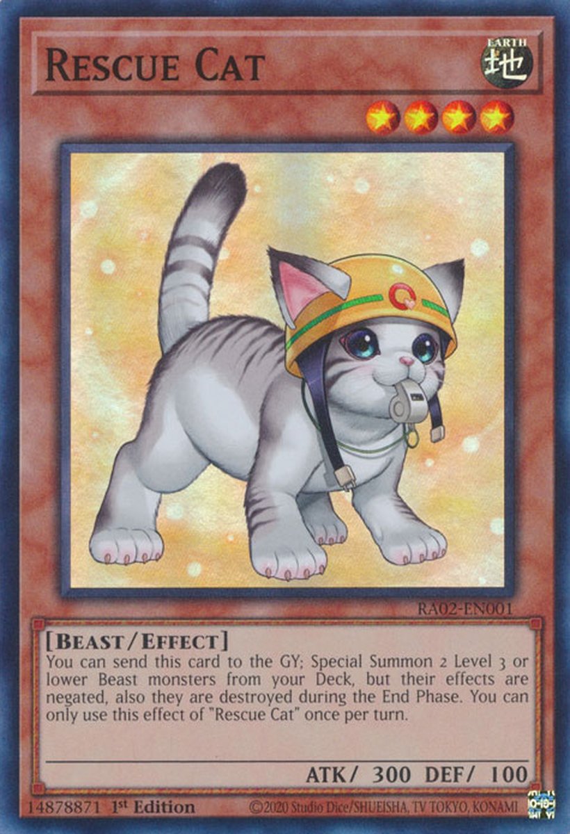 RA02-EN001B Chat Sauveteur Super Rare