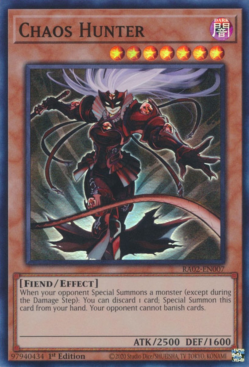 RA02-EN007 Chaos Hunter Super Rare