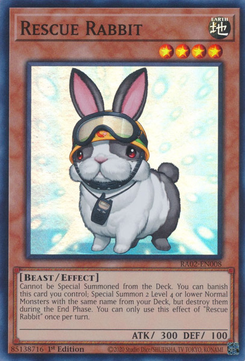 RA02-EN008 Rescue Rabbit Super Rare