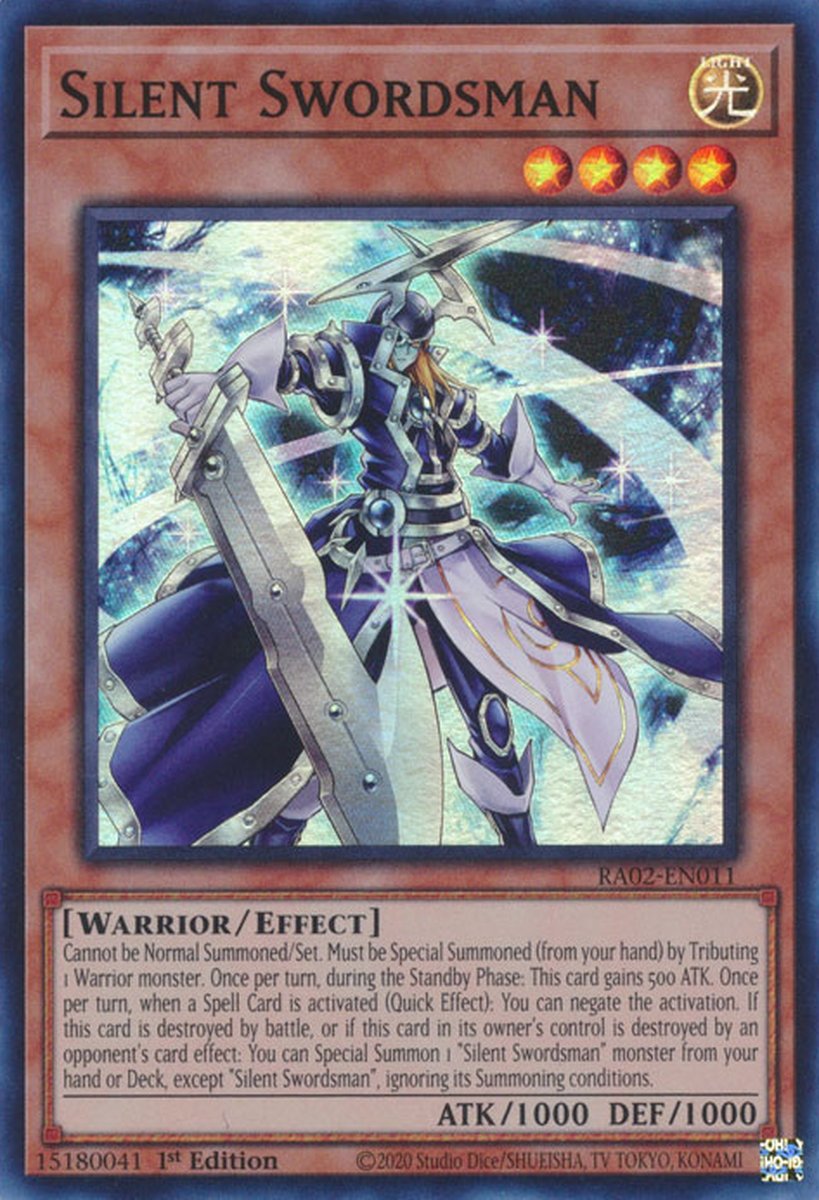 RA02-EN011 Silent Swordsman Super Rare