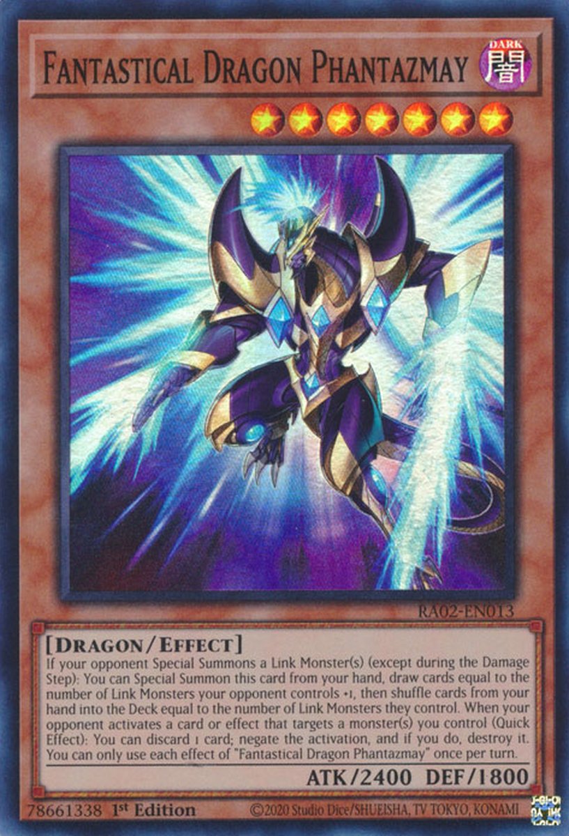 RA02-EN013 Fantastical Dragon Phantazmay Super Rare