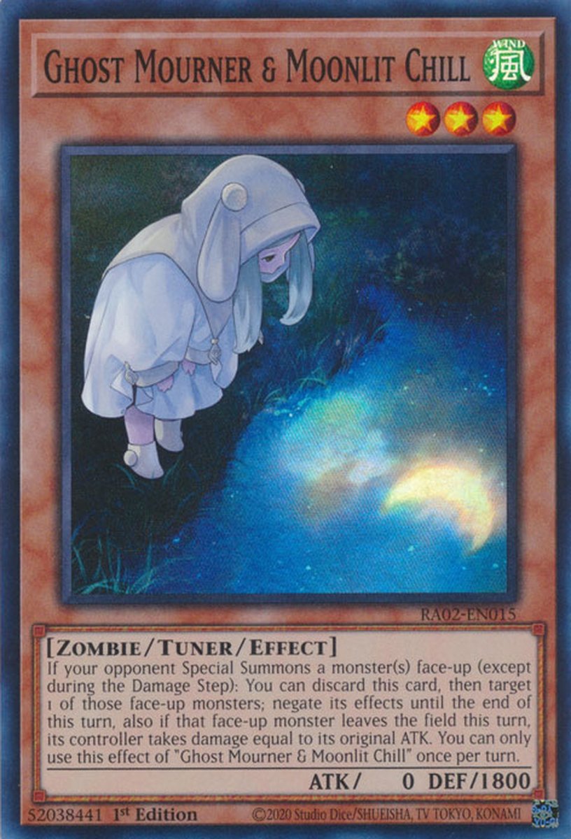 RA02-EN015 Ghost Mourner & Moonlit Chill Super Rare