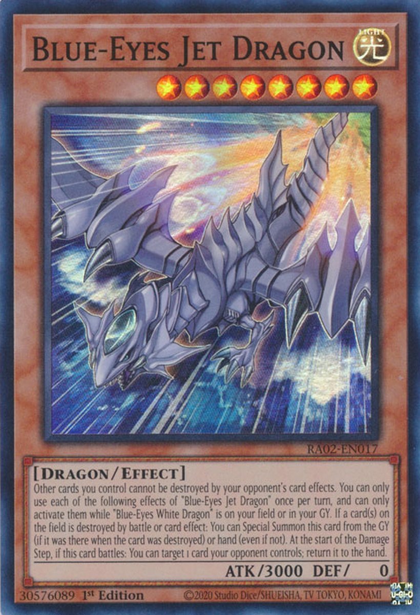 RA02-EN017 Blue-Eyes Jet Dragon Super Rare