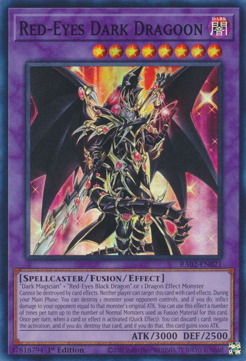 RA02-EN021 Red-Eyes Dark Dragoon Super Rare