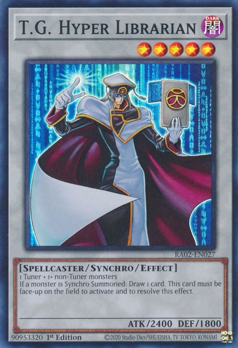 RA02-EN027 T.G. Hyper Librarian Super Rare