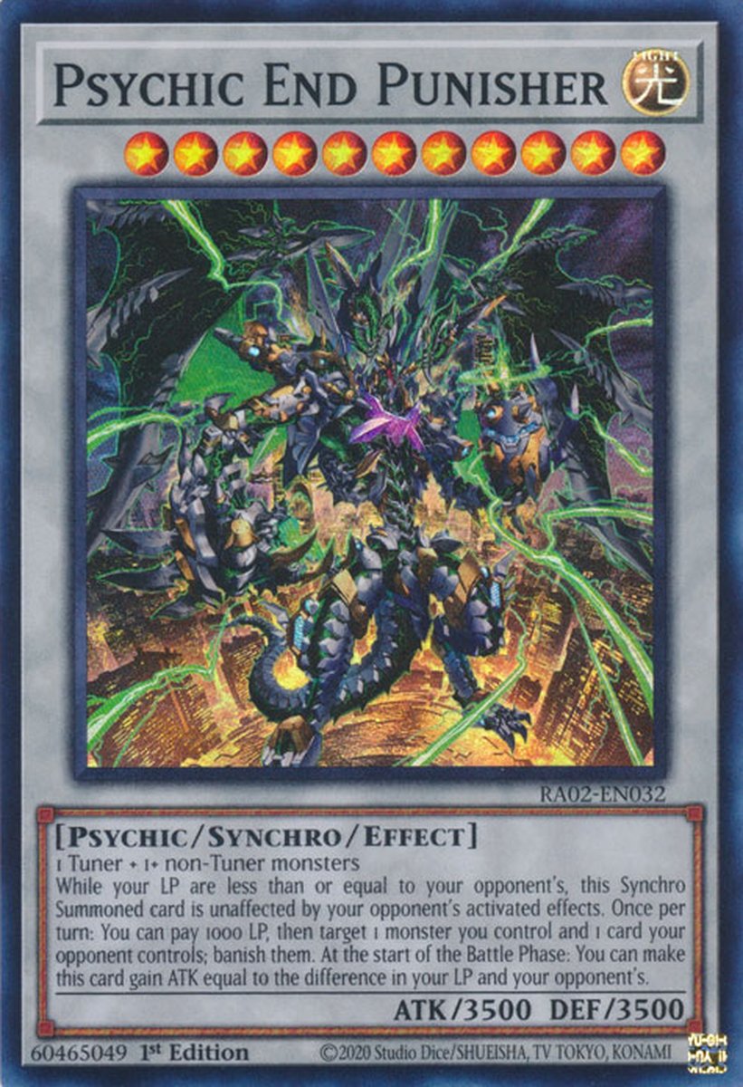 RA02-EN032 Psychic End Punisher Super Rare