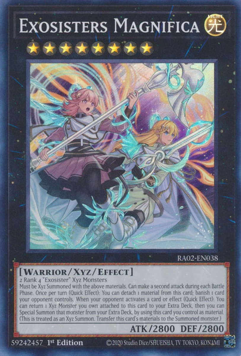 RA02-EN038 Exosisters Magnifica Super Rare