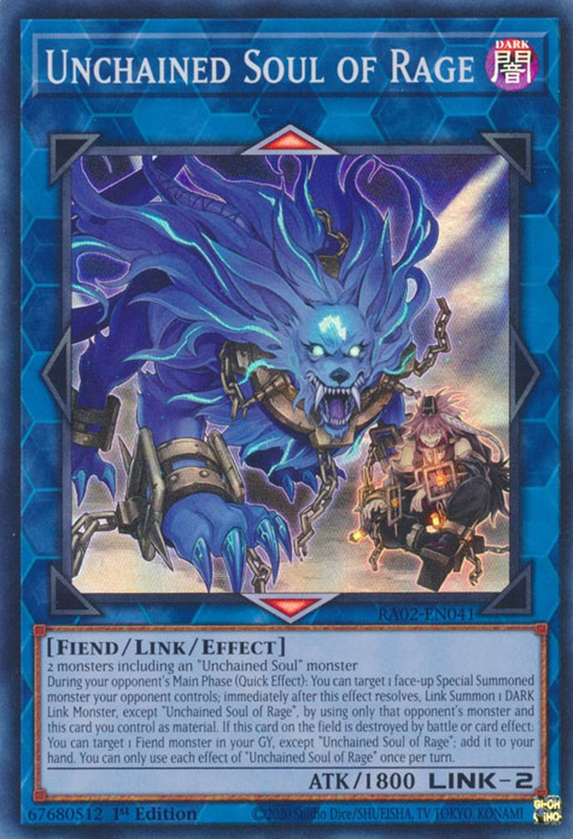 RA02-EN041 Unchained Soul of Rage Super Rare