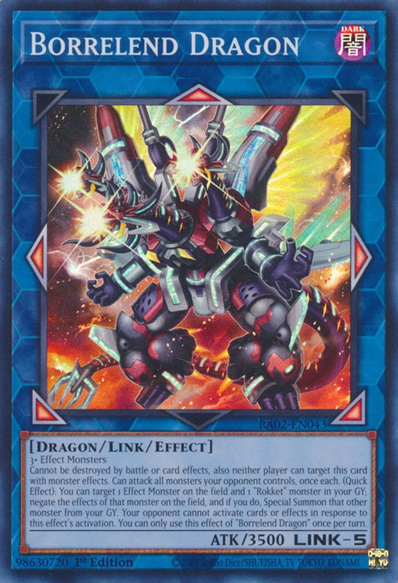 RA02-EN043 Borrelend Dragon Super Rare