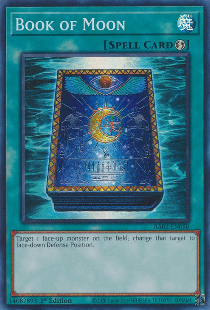 RA02-EN050 Book of Moon Super Rare