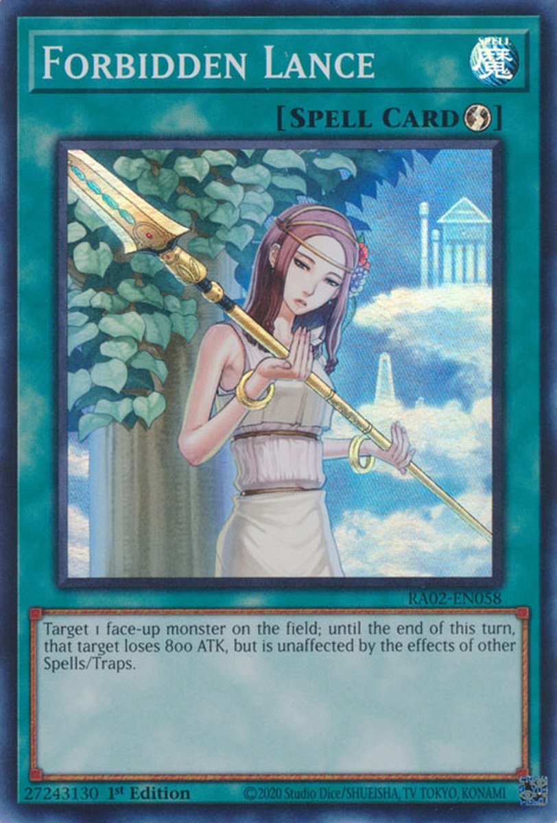 RA02-EN058 Forbidden Lance Super Rare