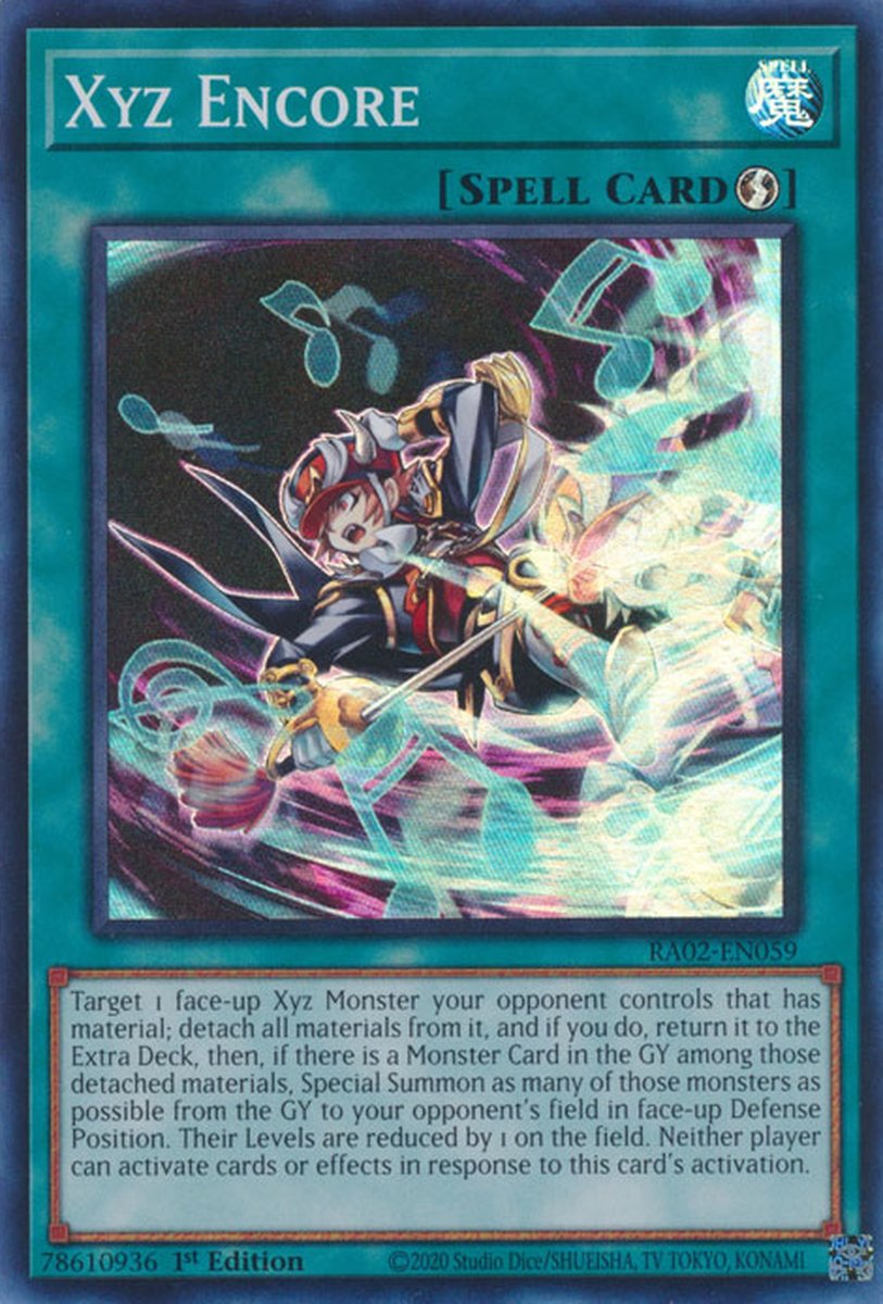 RA02-EN059 Xyz Encore Super Rare