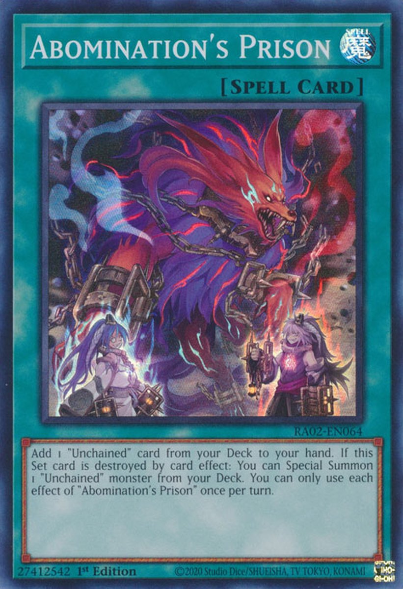 RA02-EN064 Abomination's Prison Super Rare