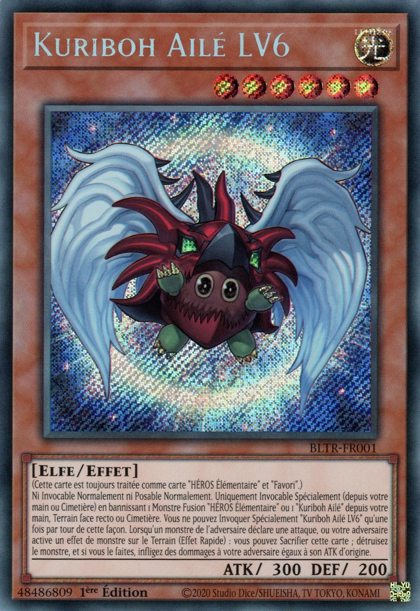 BLTR-FR001 Kuriboh Ailé LV6 Secret Rare