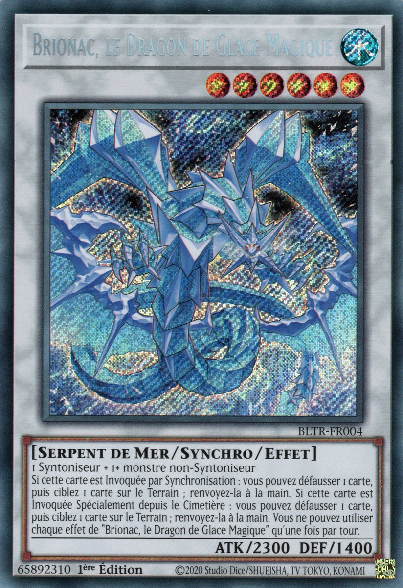 BLTR-FR004 Brionac, le Dragon de Glace Magique Secret Rare