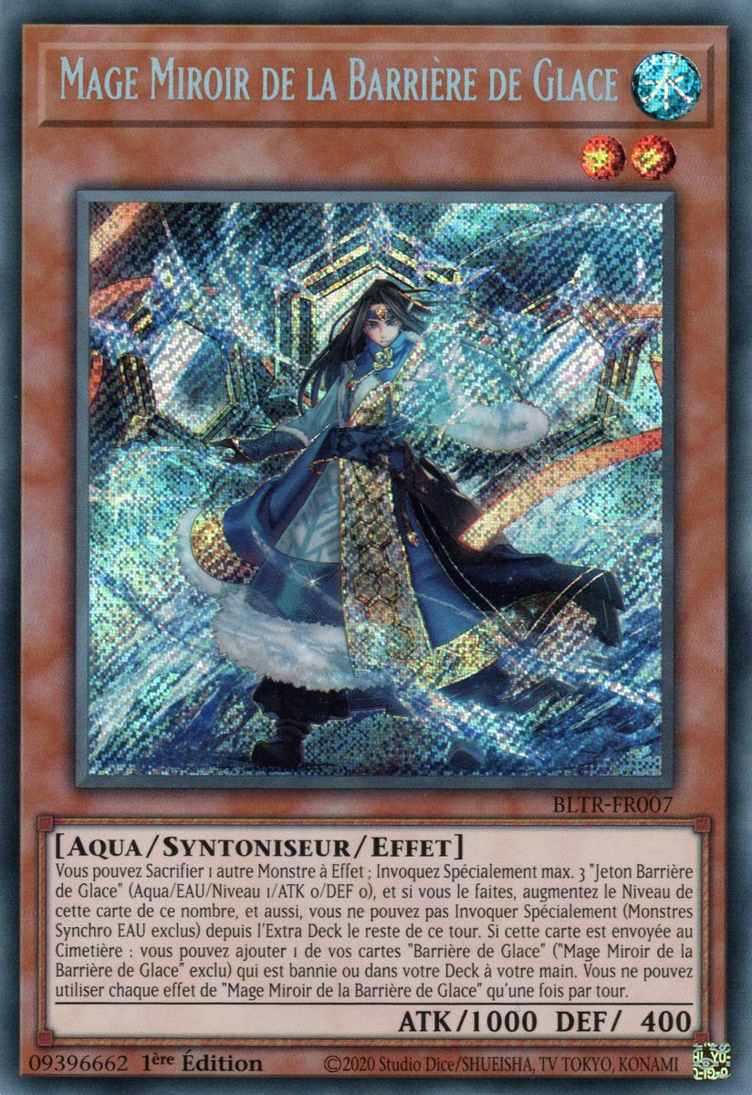 BLTR-FR007 Mage Miroir de la Barrière de Glace Secret Rare