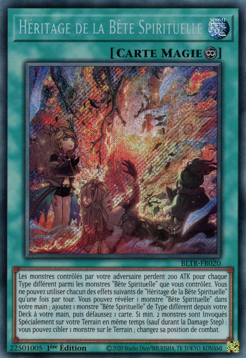 BLTR-FR020 Héritage de la Bête Spirituelle Secret Rare