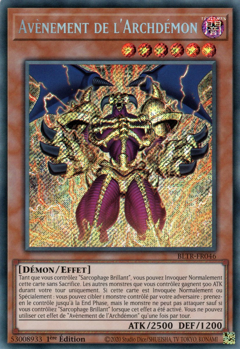 BLTR-FR046 Avènement de l'Archdémon Secret Rare