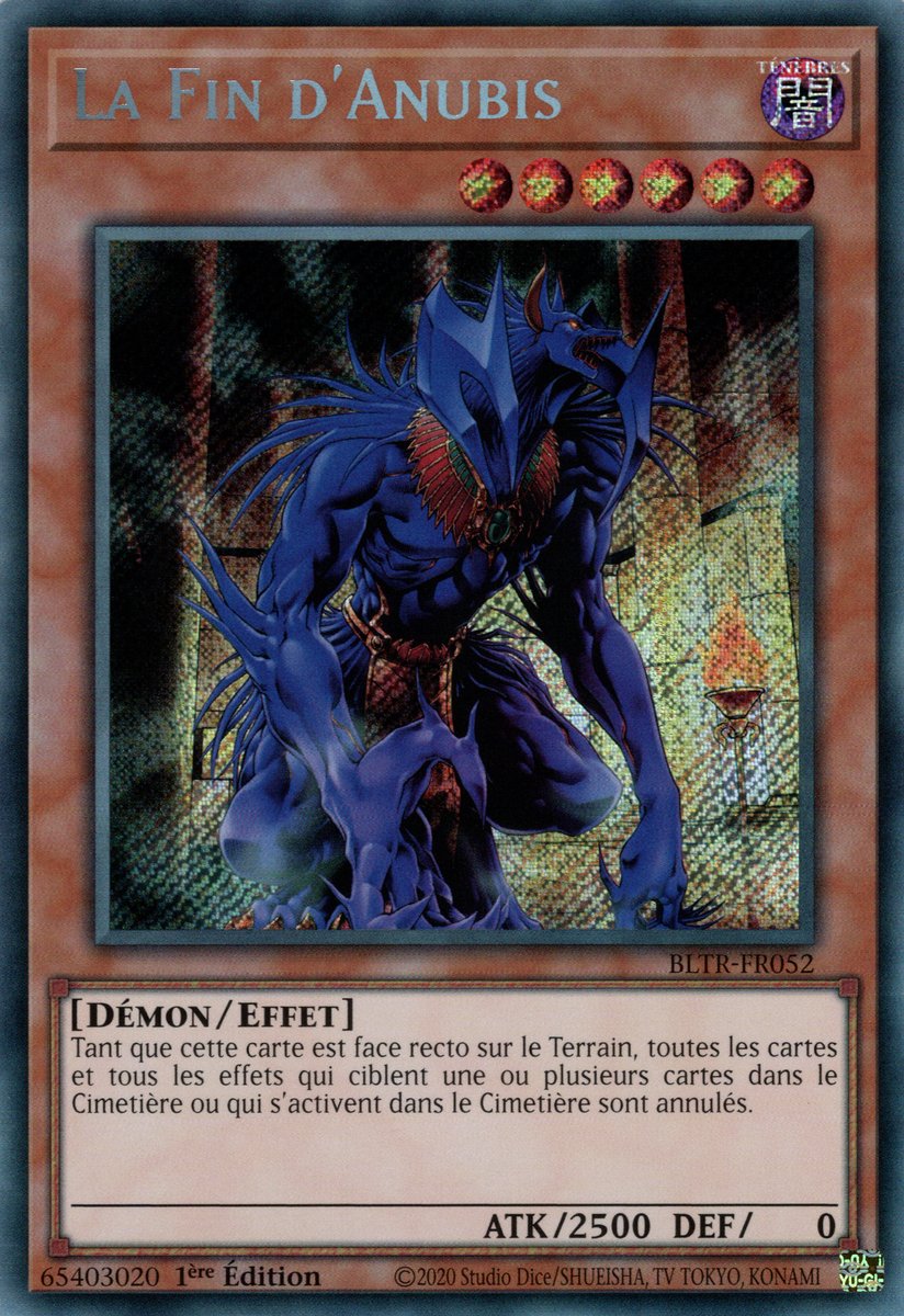 BLTR-FR052 La Fin d'Anubis Secret Rare