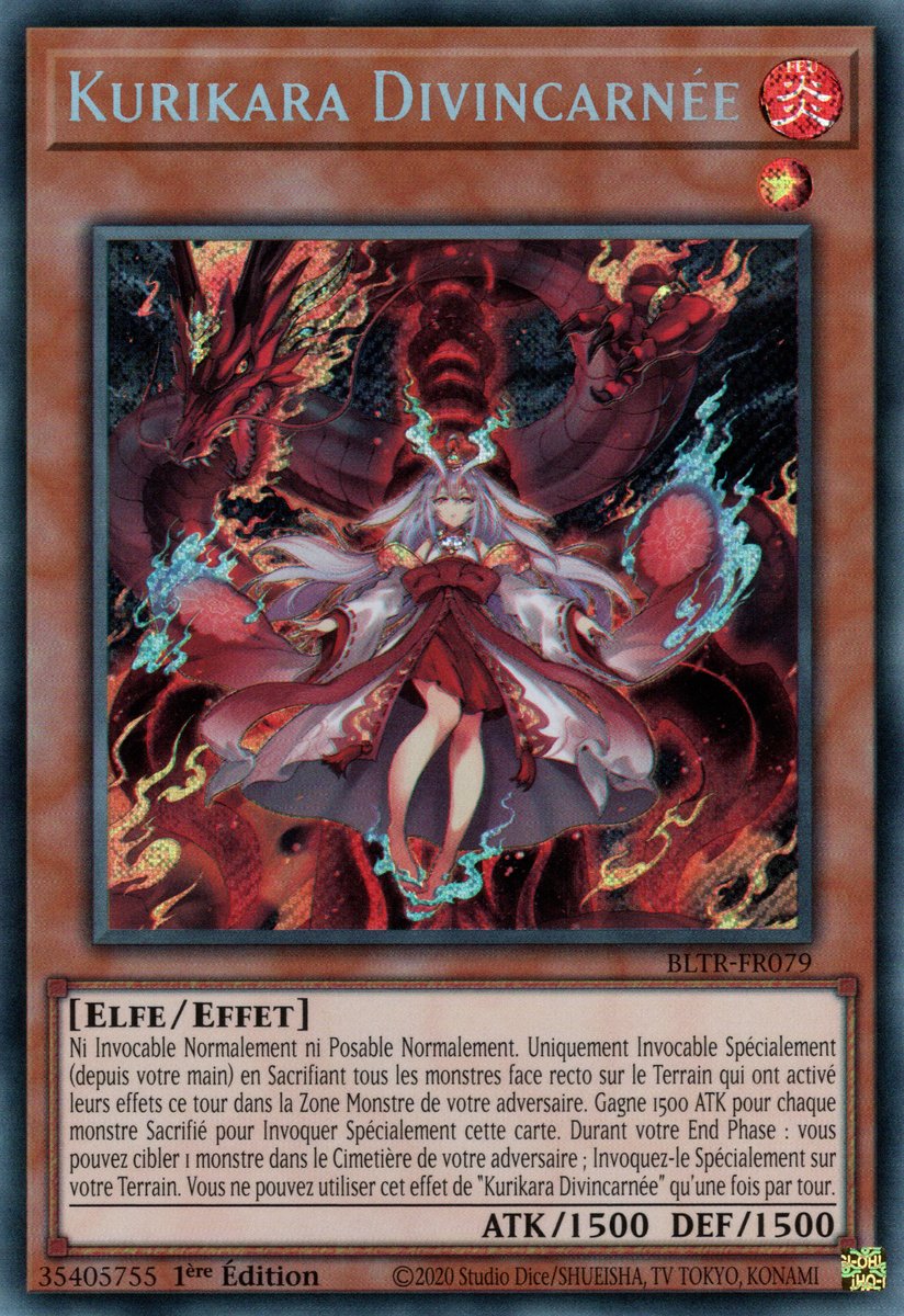 BLTR-FR079 Kurikara Divincarnée Secret Rare