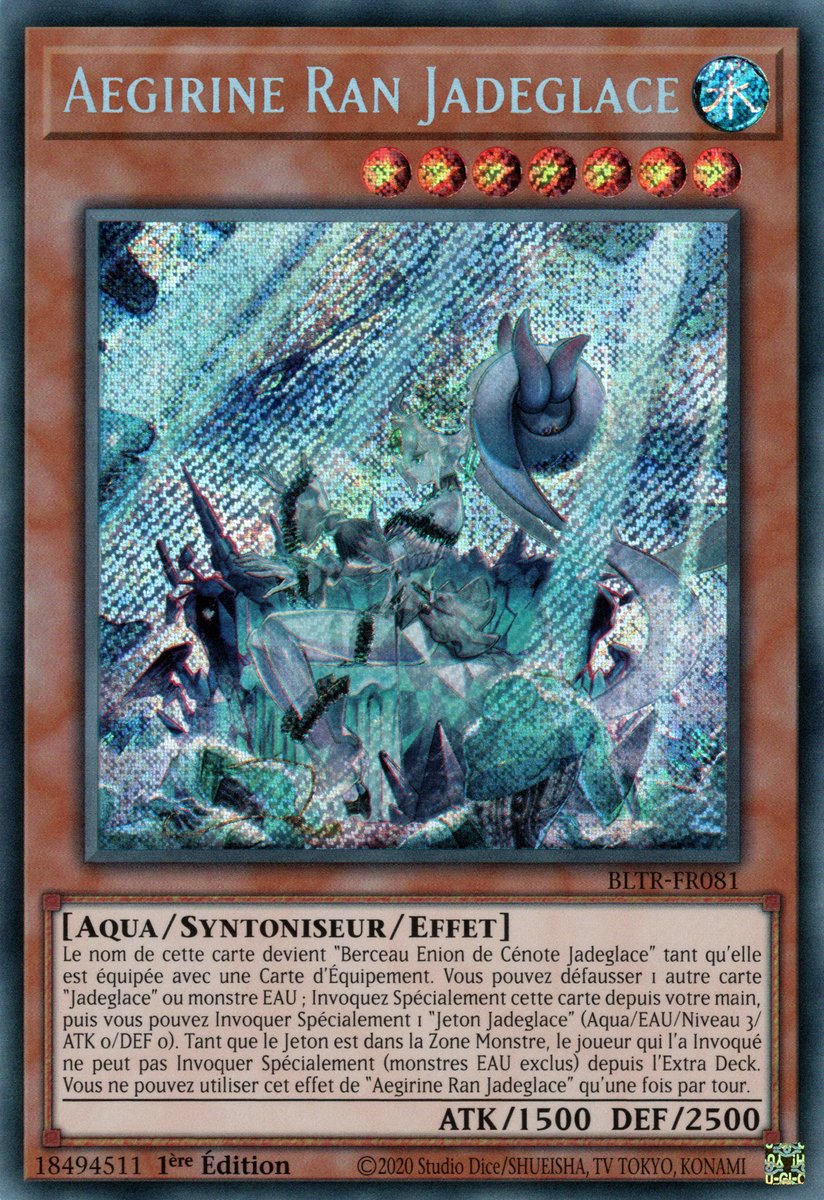 BLTR-FR081 Aegirine Ran Jadeglace Secret Rare