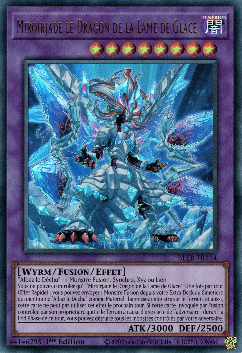 BLTR-FR114 Miroirjade le Dragon de la Lame de Glace Ultra Rare