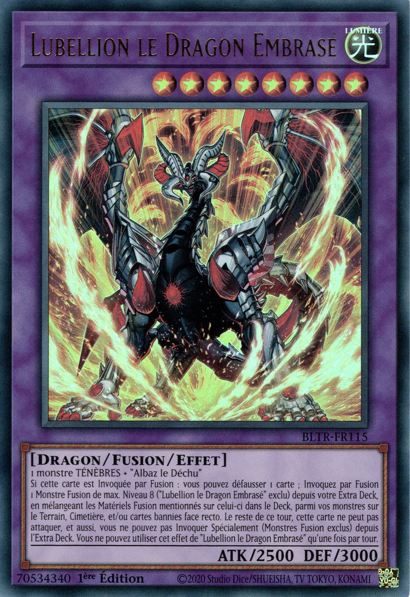 BLTR-FR115 Lubellion le Dragon Embrasé Ultra Rare