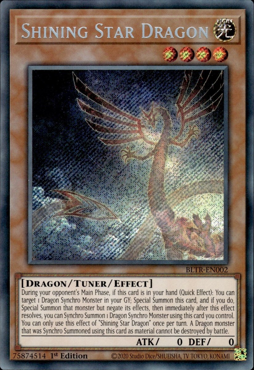 BLTR-EN002 Shining Star Dragon Secret Rare