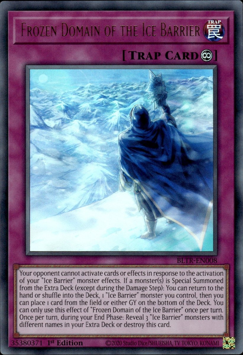 BLTR-EN008 Frozen Domain of the Ice Barrier Ultra Rare