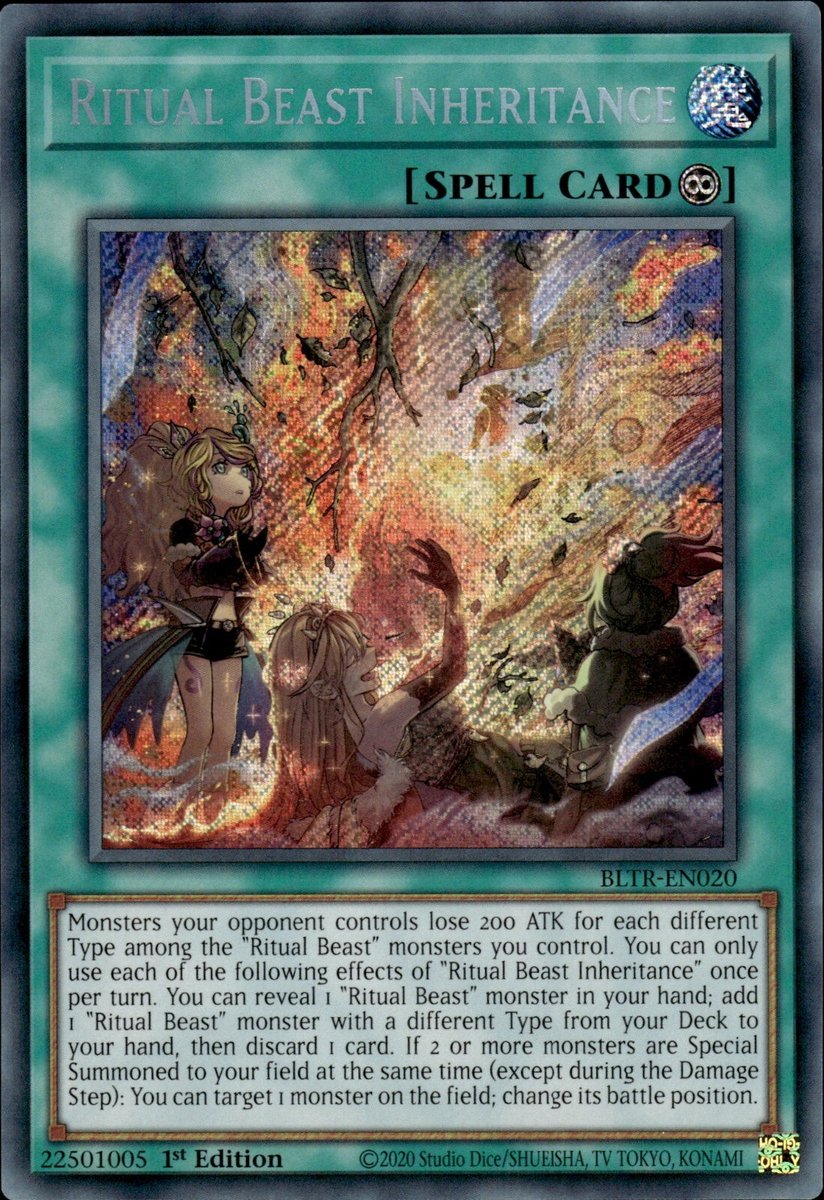 BLTR-EN020 Ritual Beast Inheritance Secret Rare