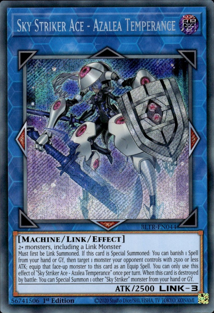 BLTR-EN044 Sky Striker Ace - Azalea Temperance Secret Rare