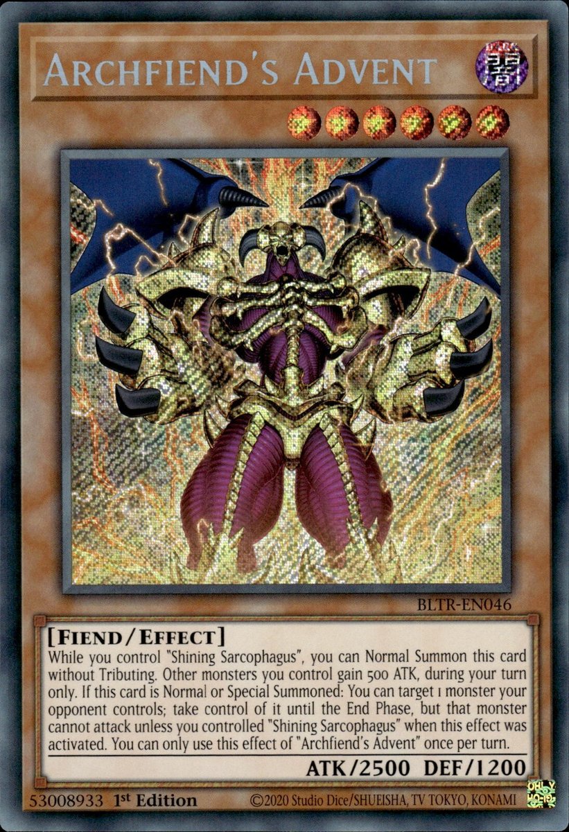 BLTR-EN046 Archfiend's Advent Secret Rare