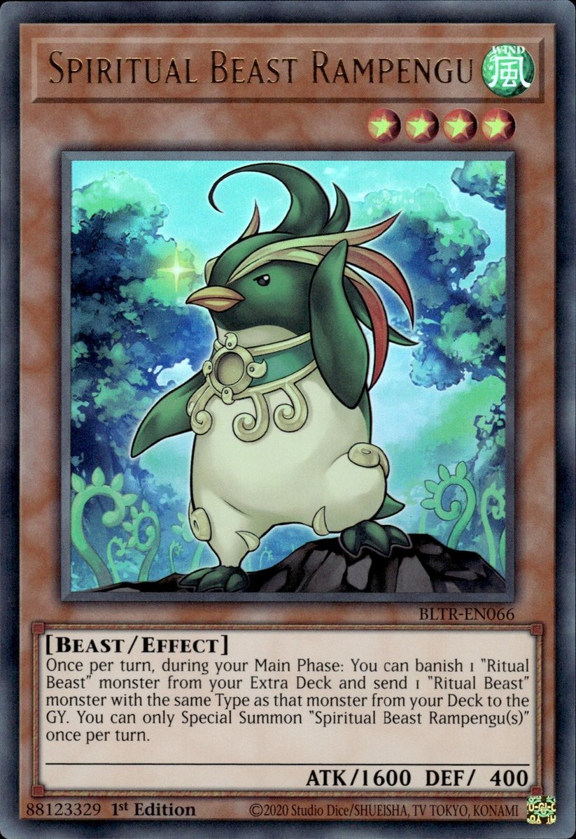 BLTR-EN066 Spiritual Beast Rampengu Ultra Rare